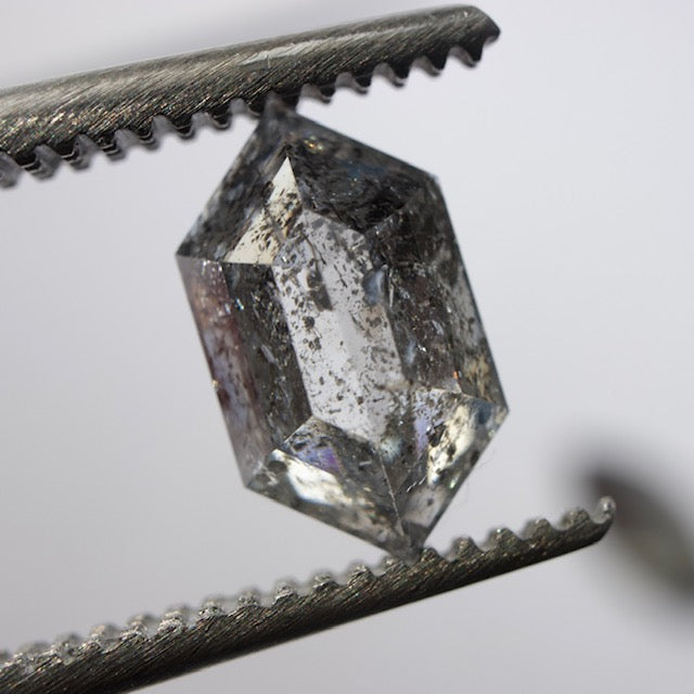 Salt & Pepper Hexagon Diamond