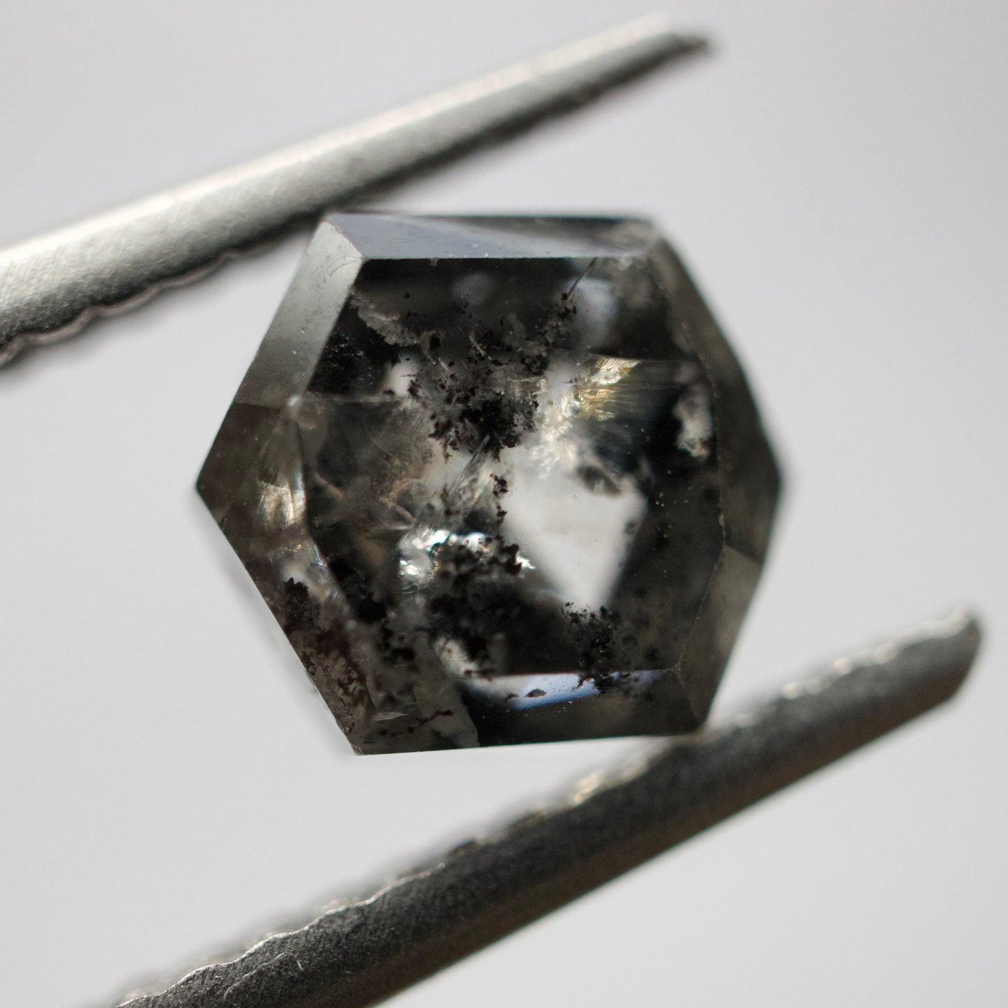 Salt & Pepper Hexagon Diamond