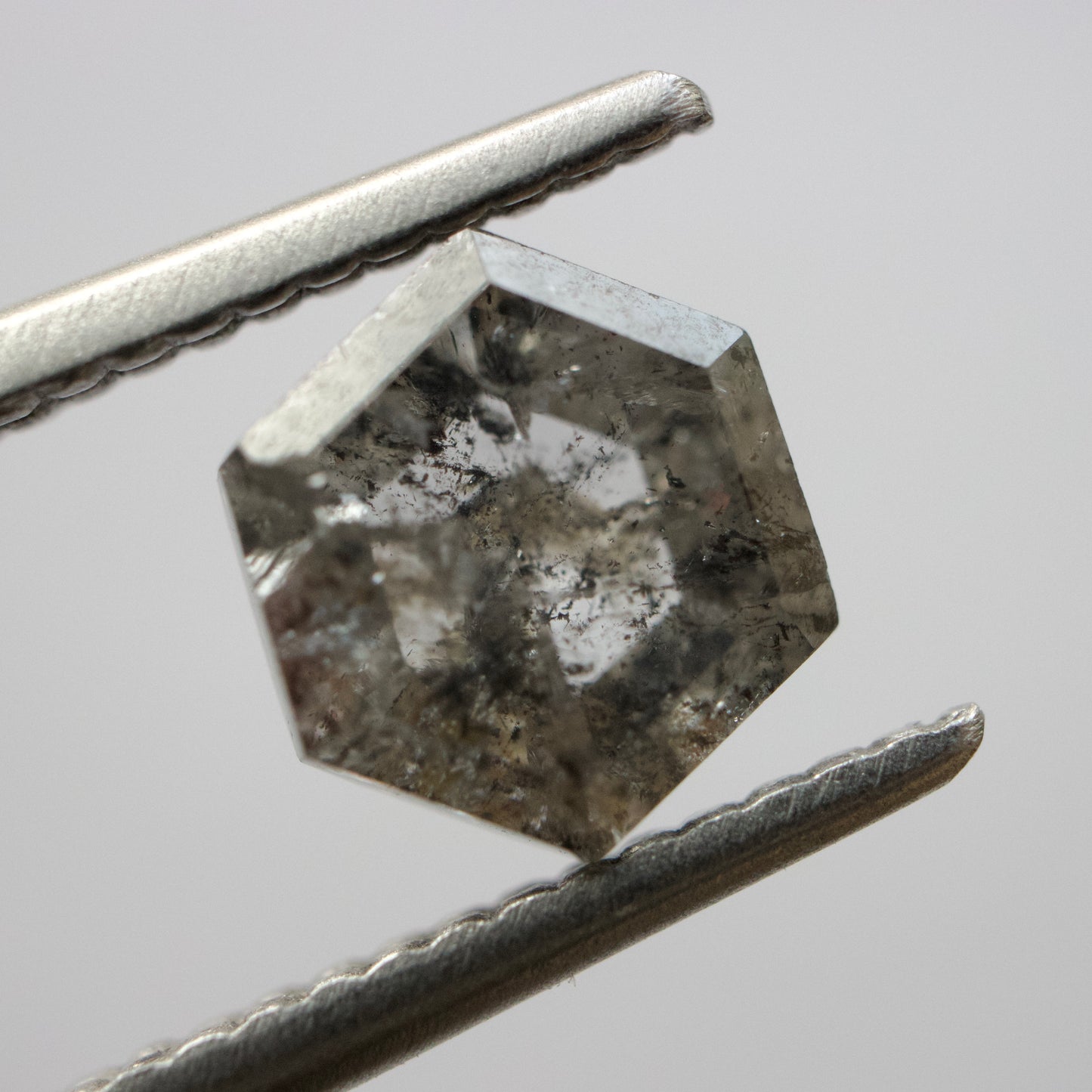 Salt & Pepper Hexagon Diamond