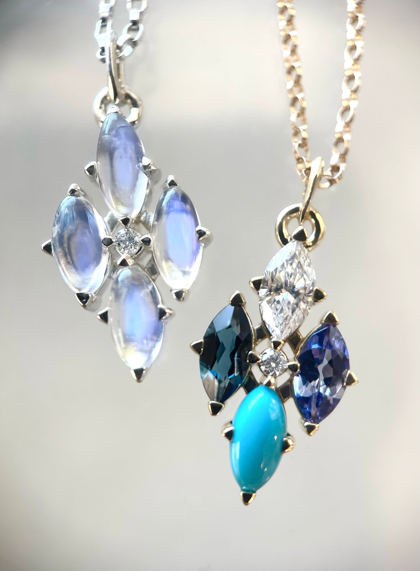 Marquise Birthstone/Gemstone Necklace