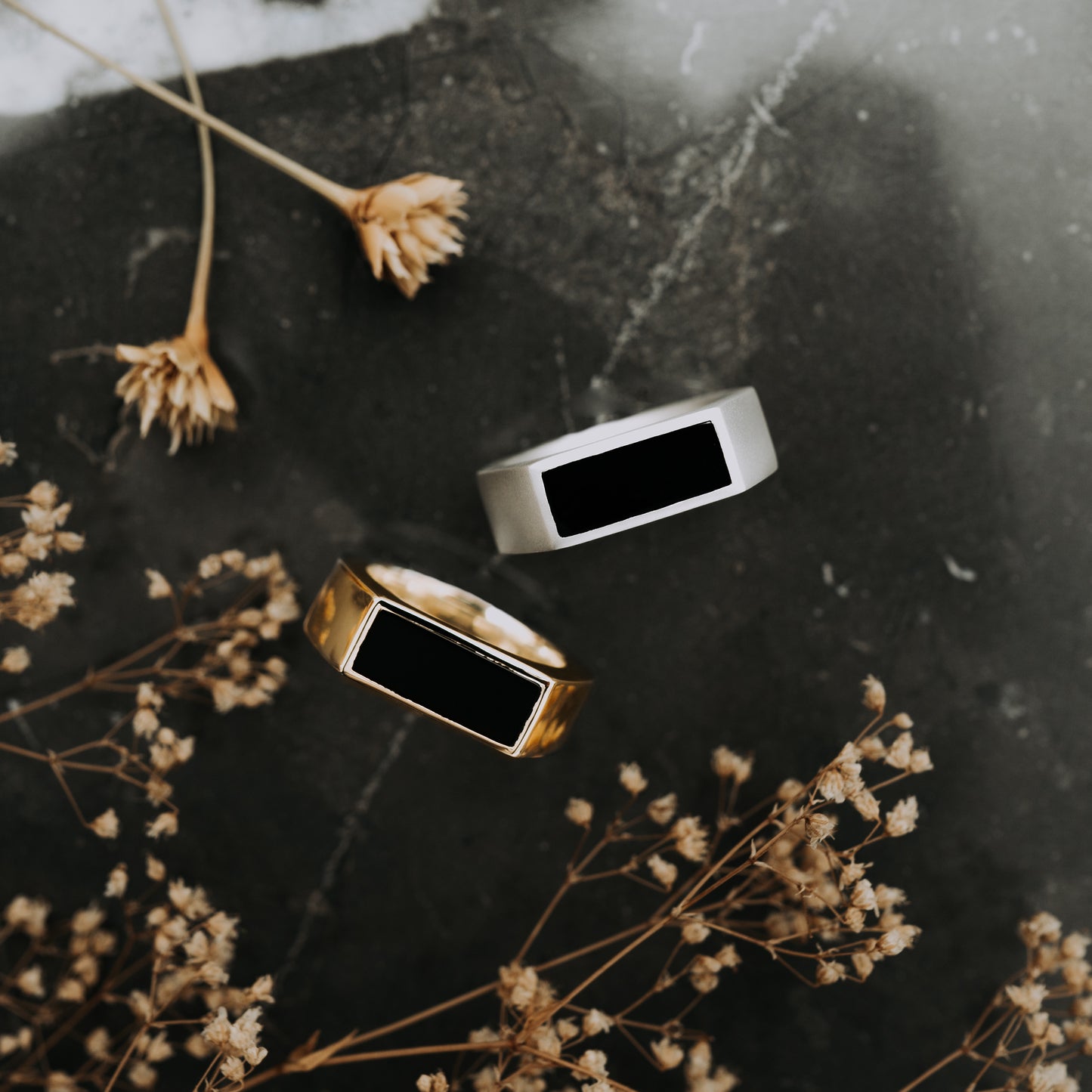 Rectangle Top Signet Ring