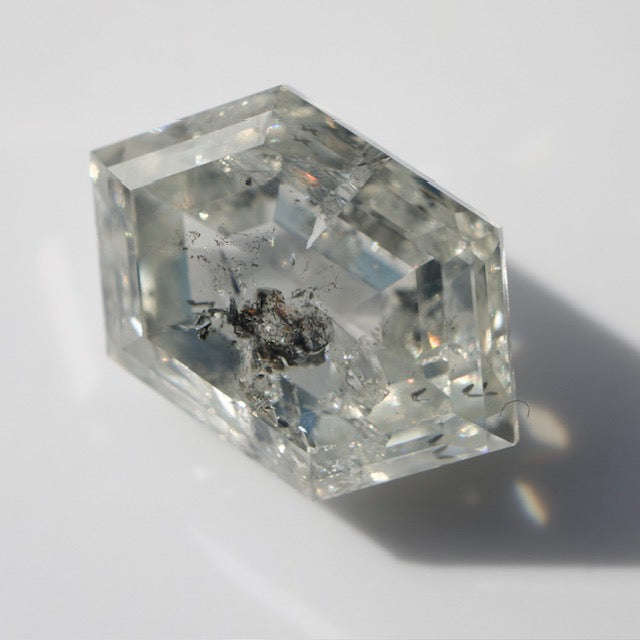 Salt & Pepper Hexagon Diamond