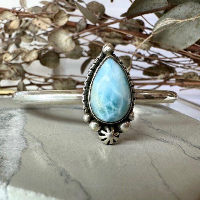 Larimar Sterling Cuff