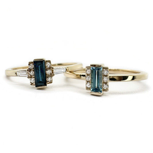Baguette Gemstone Ring