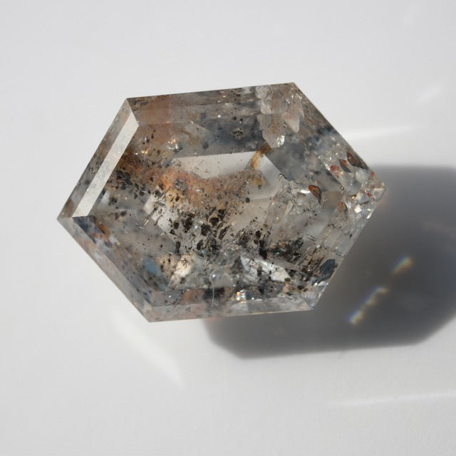 Salt & Pepper Hexagon Diamond