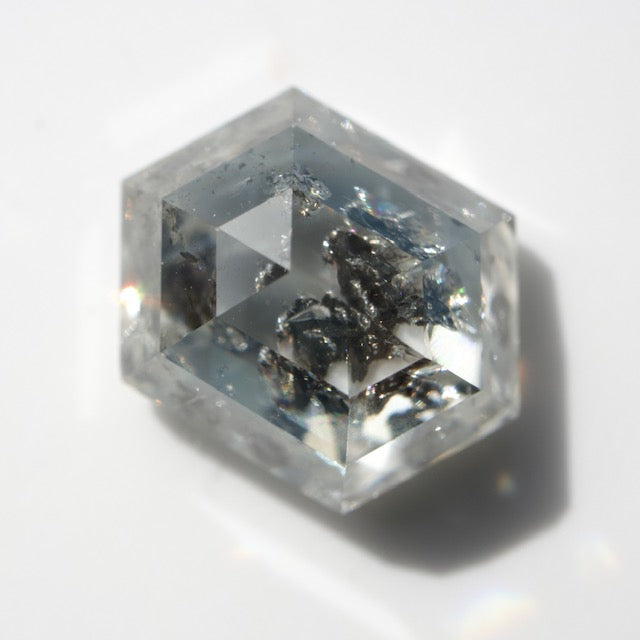 Salt & Pepper Hexagon Diamond