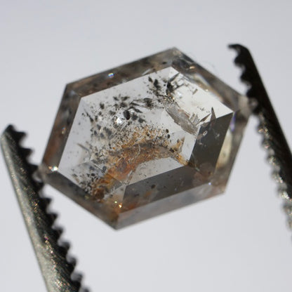 Salt & Pepper Hexagon Diamond