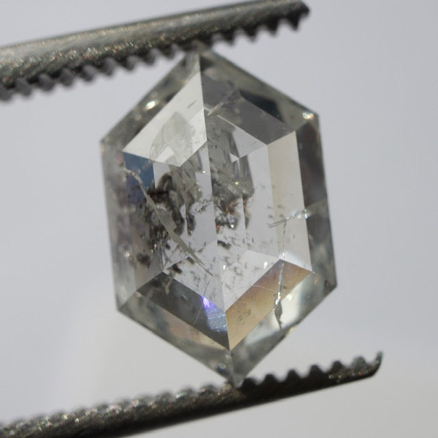 Salt & Pepper Hexagon Diamond