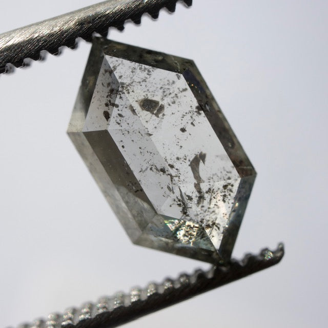 Salt & Pepper Hexagon Diamond