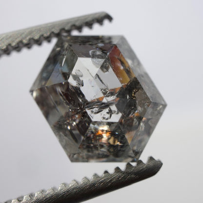 Salt & Pepper Hexagon Diamond