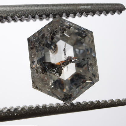 Salt & Pepper Hexagon Diamond