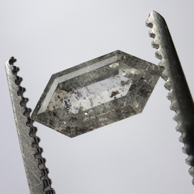 Salt & Pepper Hexagon Diamond
