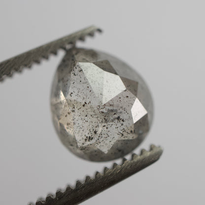 Salt & Pepper Pear Diamond