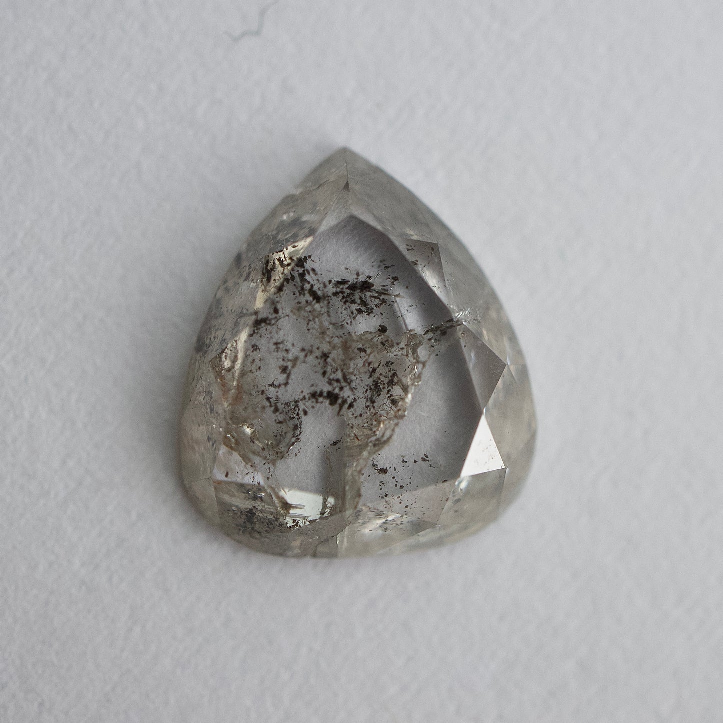 Salt & Pepper Pear Diamond