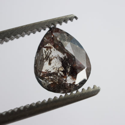 Salt & Pepper Pear Diamond