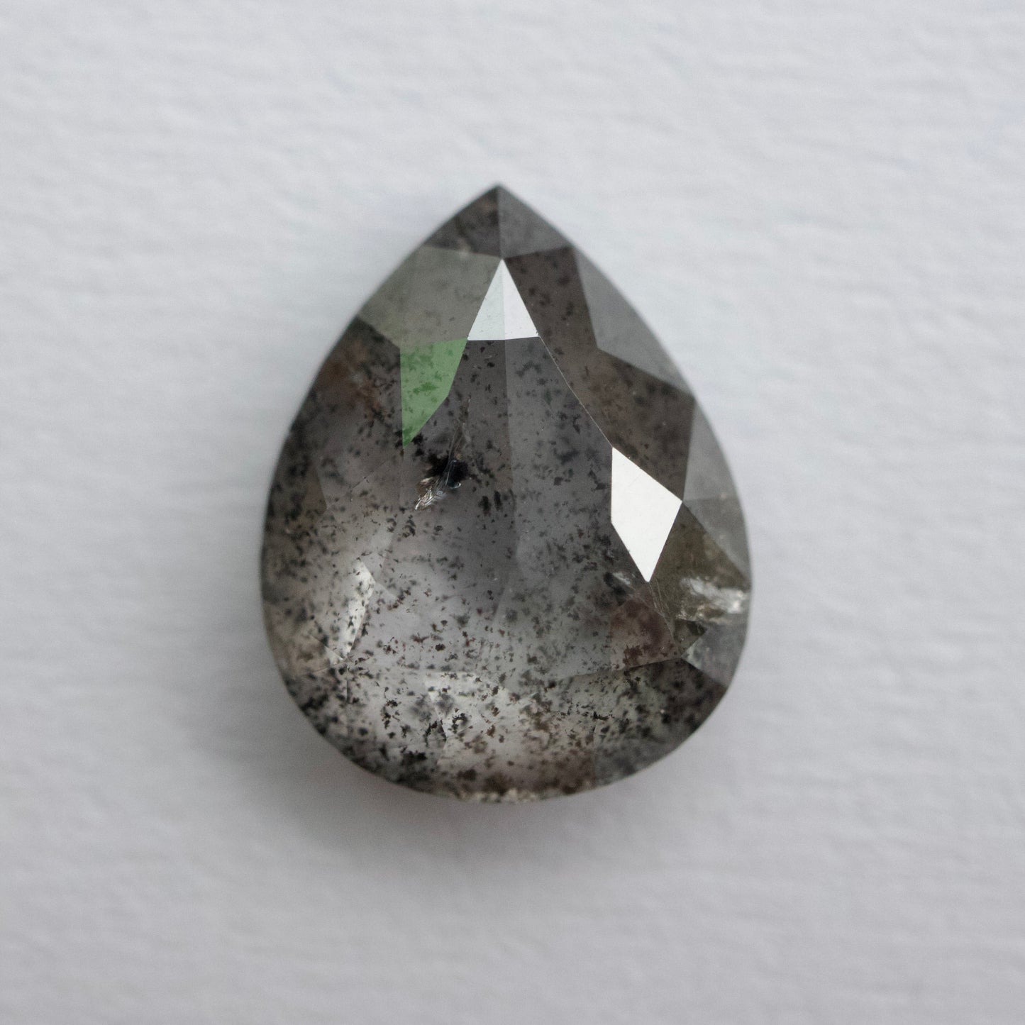 Salt & Pepper Pear Diamond