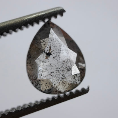 Salt & Pepper Pear Diamond