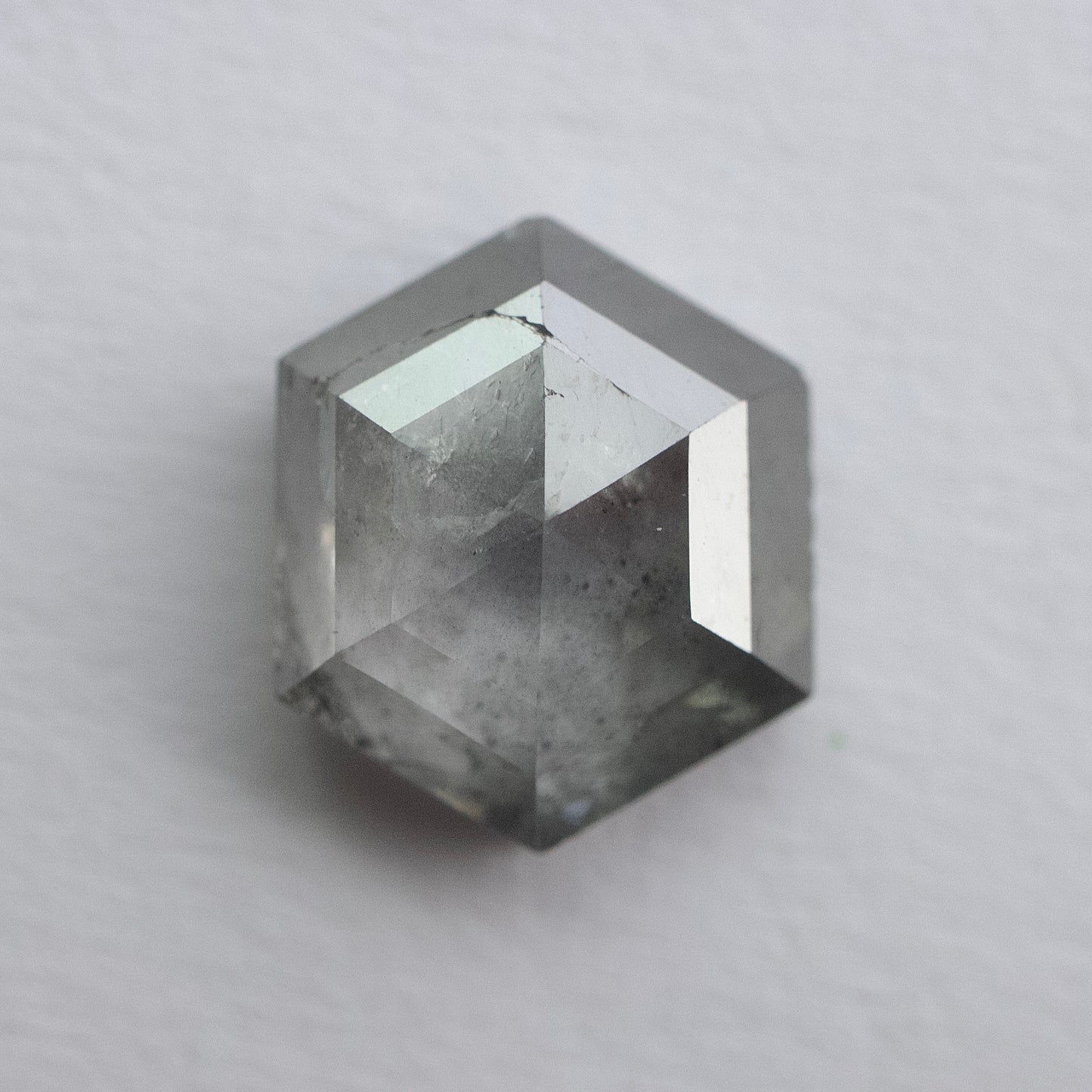 Salt & Pepper Hexagon Diamond