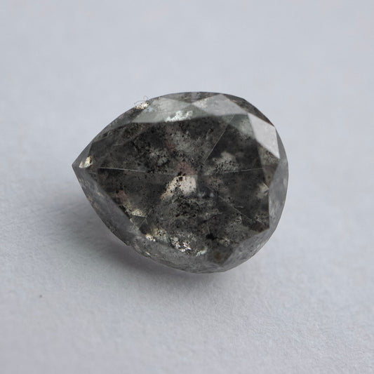 Salt & Pepper Pear Diamond