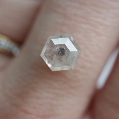 Salt & Pepper Hexagon Diamond