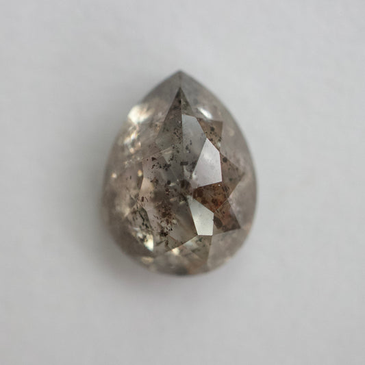 *Salt & Pepper Pear Diamond
