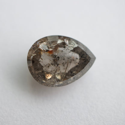 *Salt & Pepper Pear Diamond