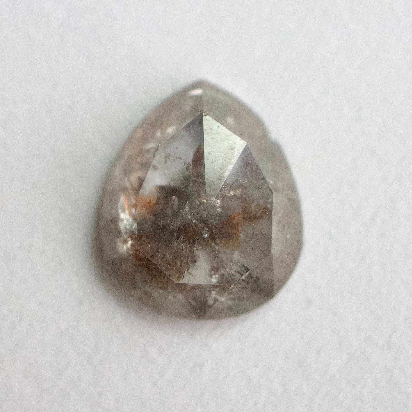 Salt & Pepper Pear Diamond
