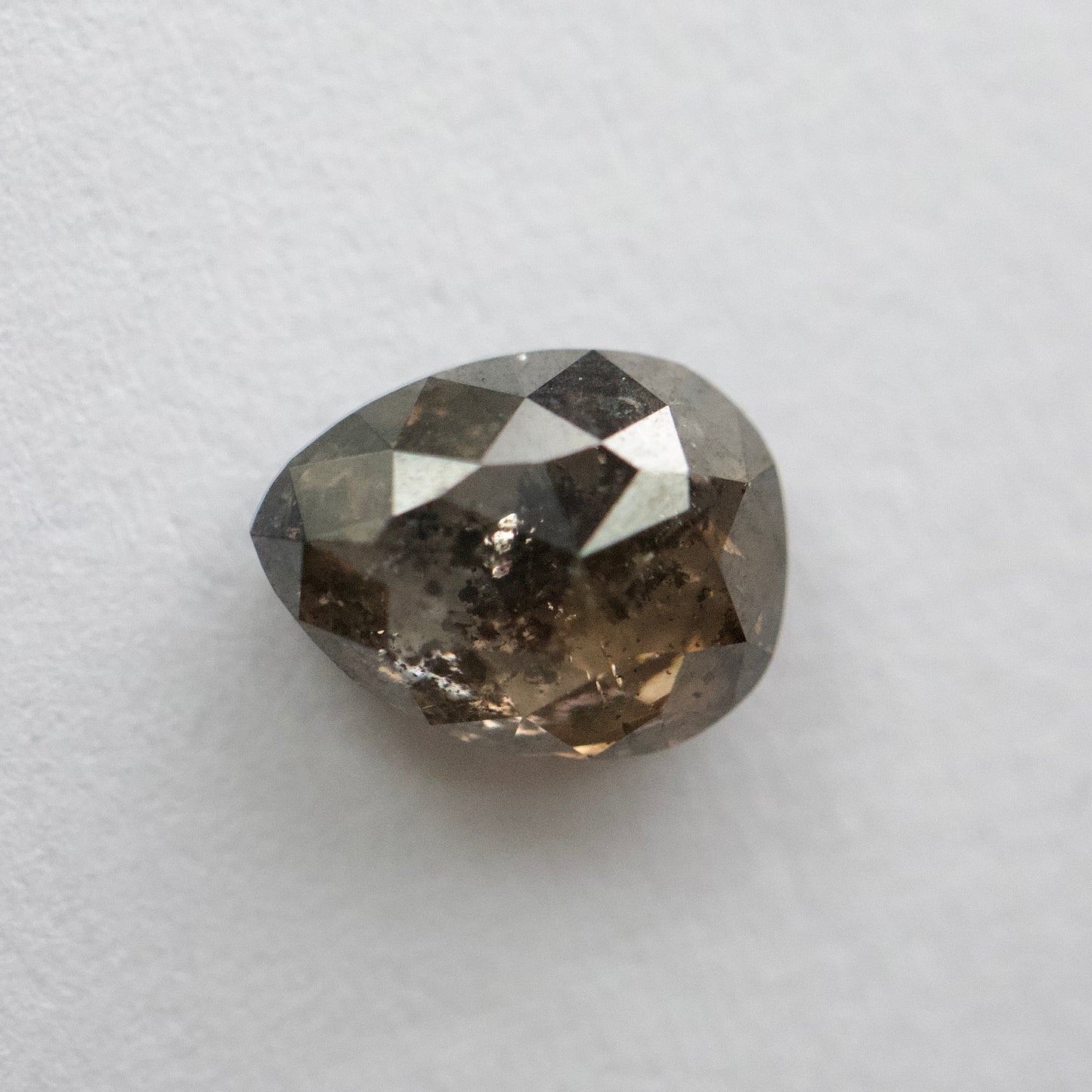 Salt & Pepper Pear Diamond