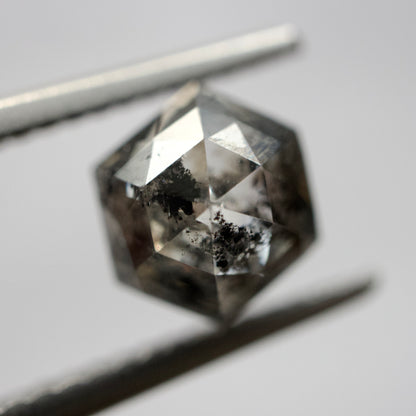 Salt & Pepper Hexagon Diamond