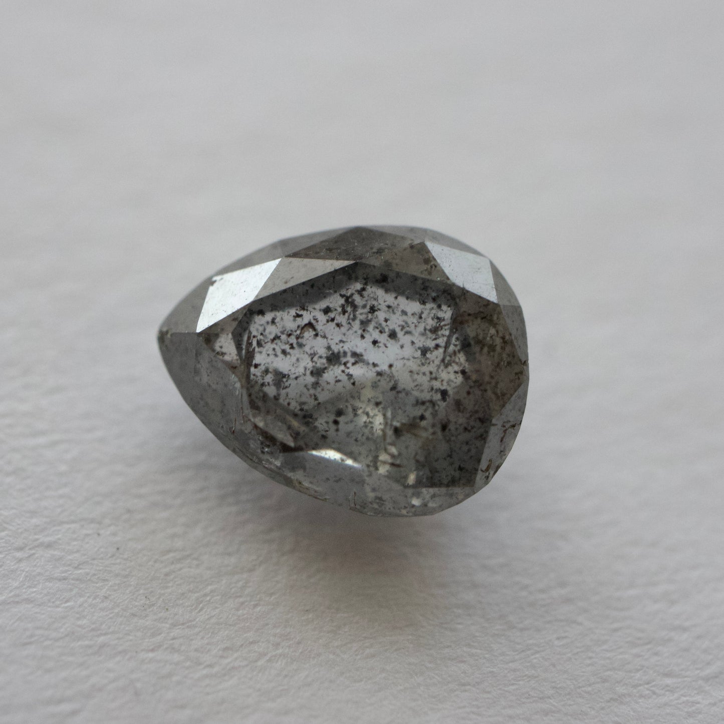 Salt & Pepper Pear Diamond