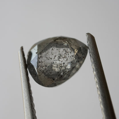 Salt & Pepper Pear Diamond