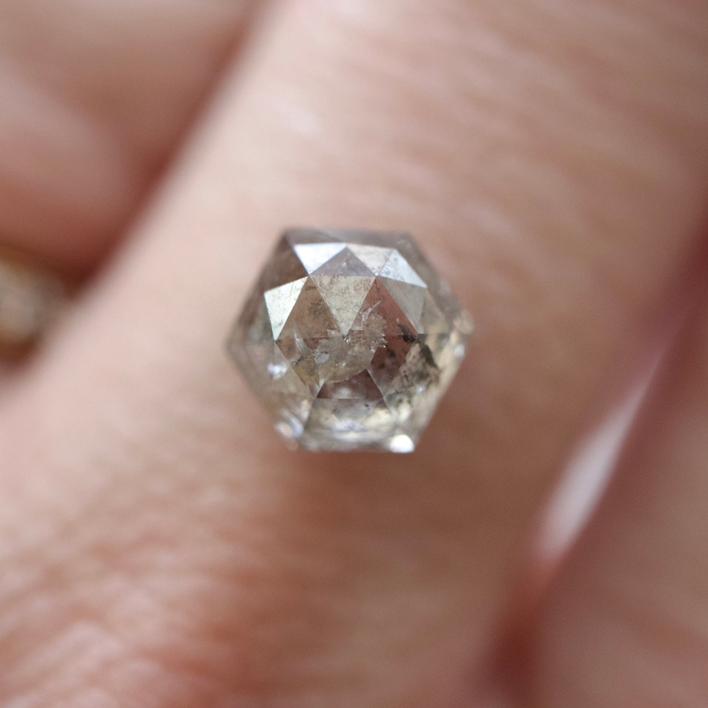 Salt & Pepper Hexagon Diamond