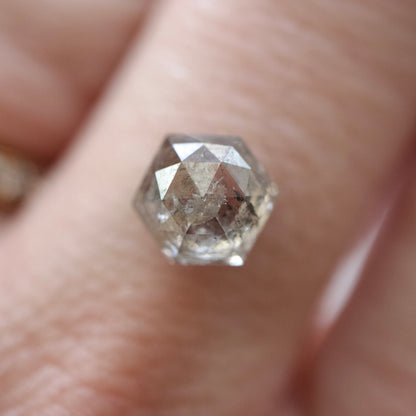 Salt & Pepper Hexagon Diamond