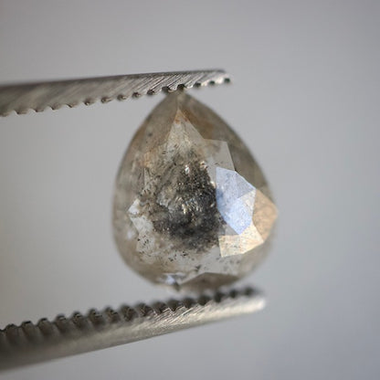 Salt & Pepper Pear Diamond
