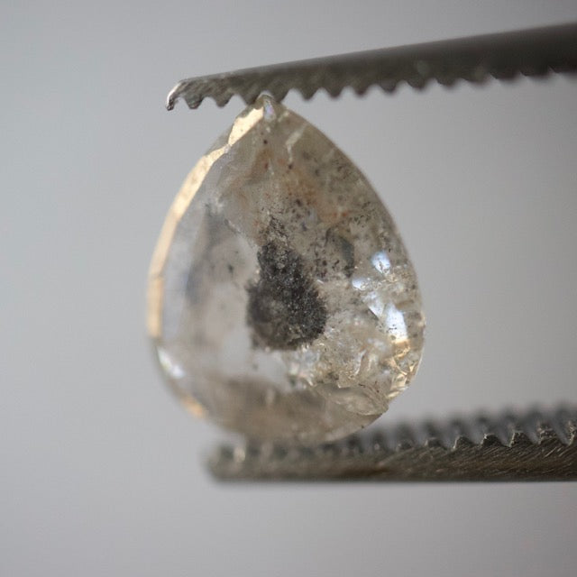 Salt & Pepper Pear Diamond