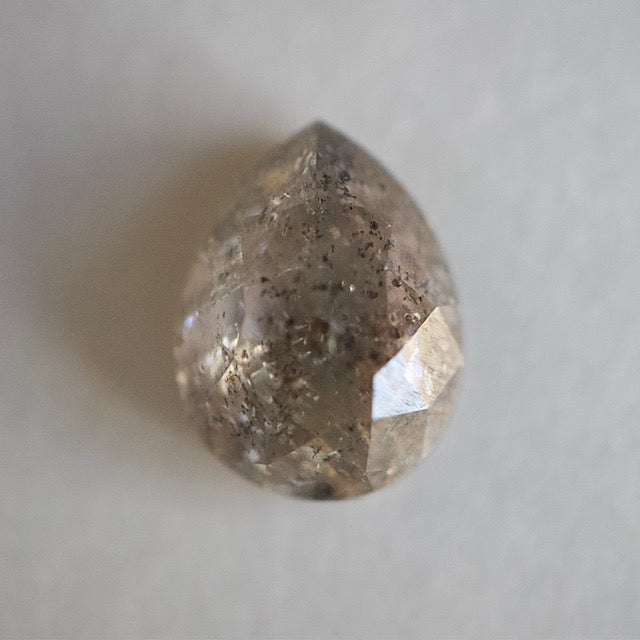 Salt & Pepper Pear Diamond