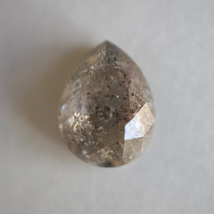 Salt & Pepper Pear Diamond