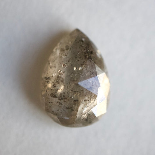 Salt & Pepper Pear Diamond