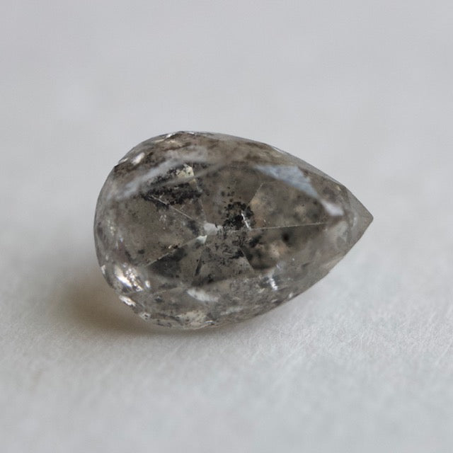 Salt & Pepper Pear Diamond