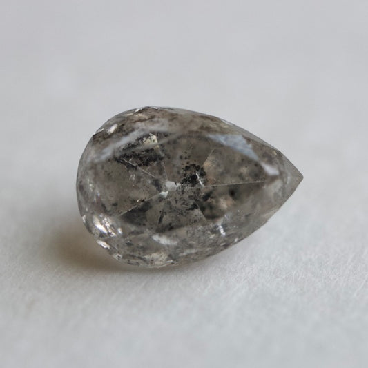 Salt & Pepper Pear Diamond