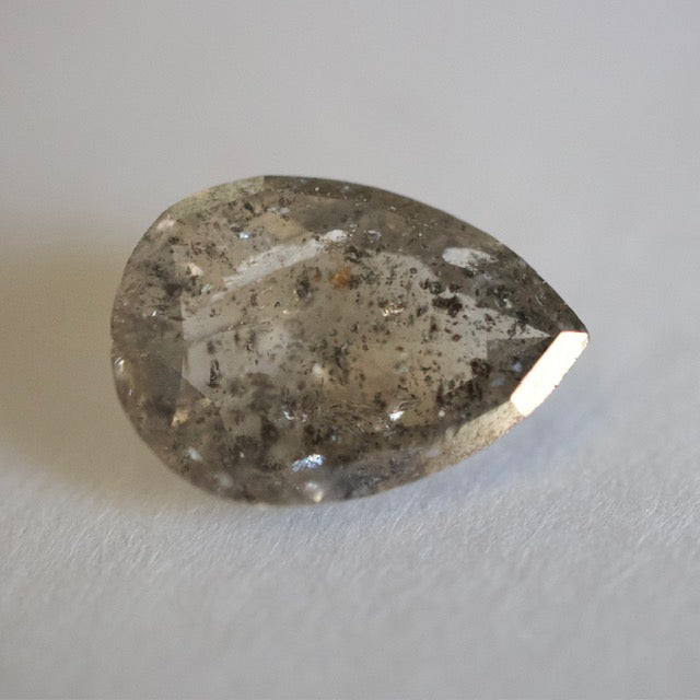 Salt & Pepper Pear Diamond