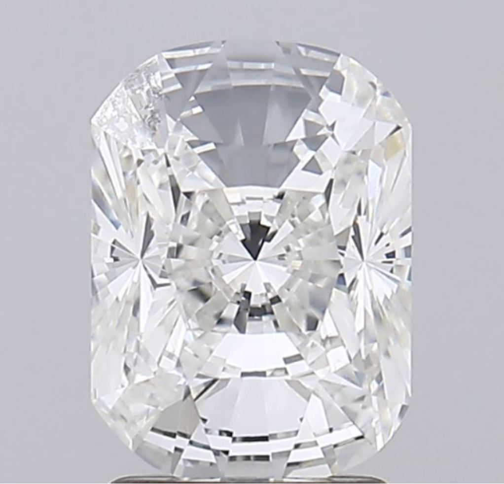 Lab Grown Straight Edge Cushion Diamond