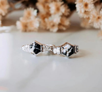 Cluster Edge Hexagon Ring