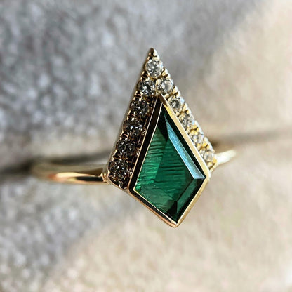 Half Halo Ring - Create Your Own