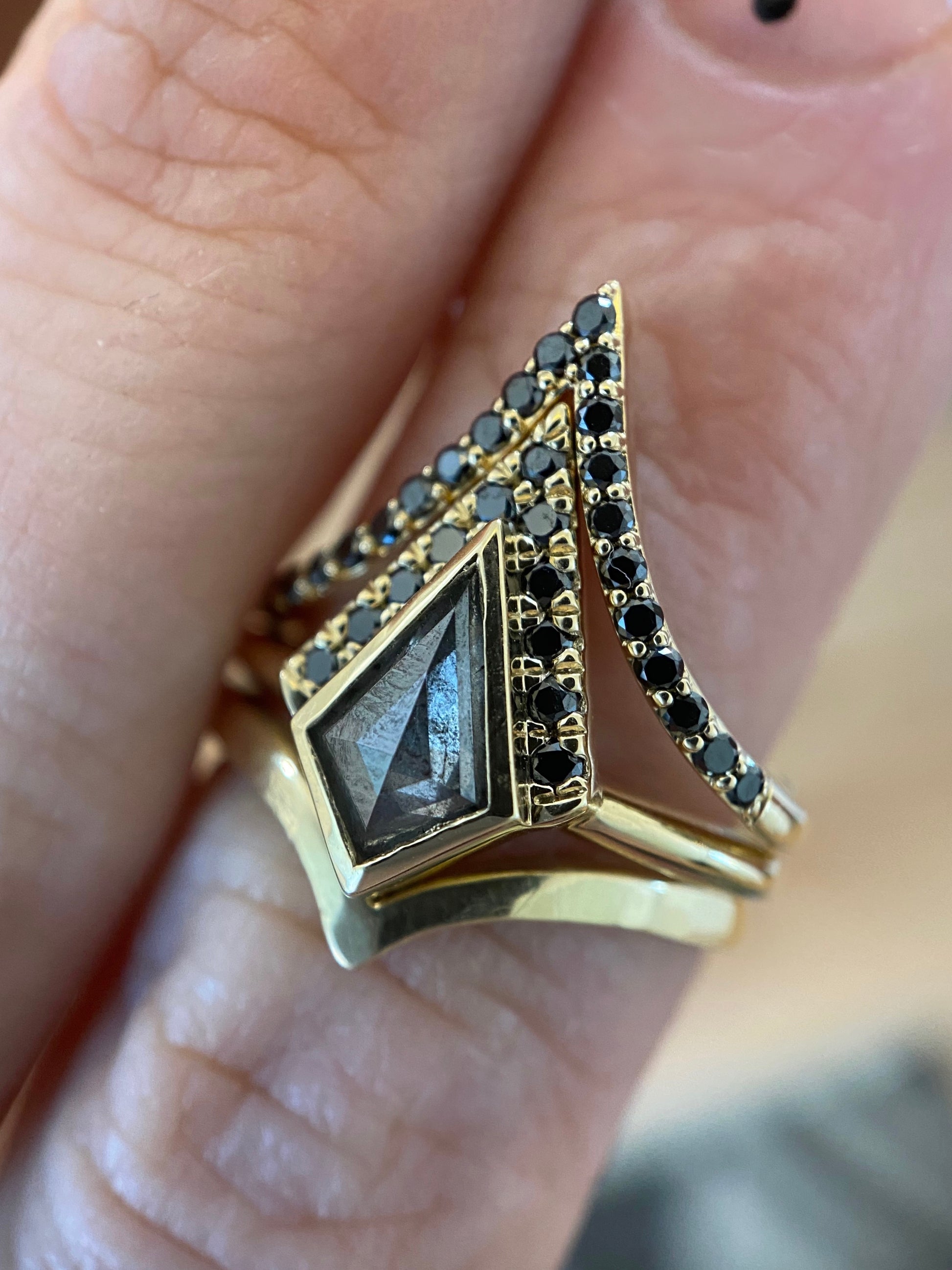 Sharper Point Diamond V Band in hand