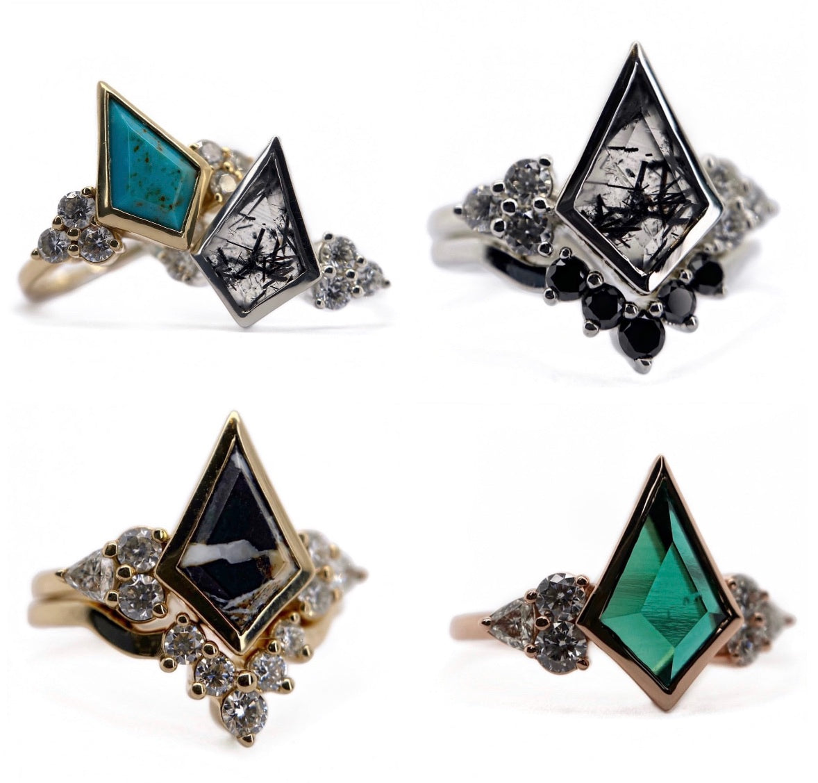 Cluster Edge Kite Ring