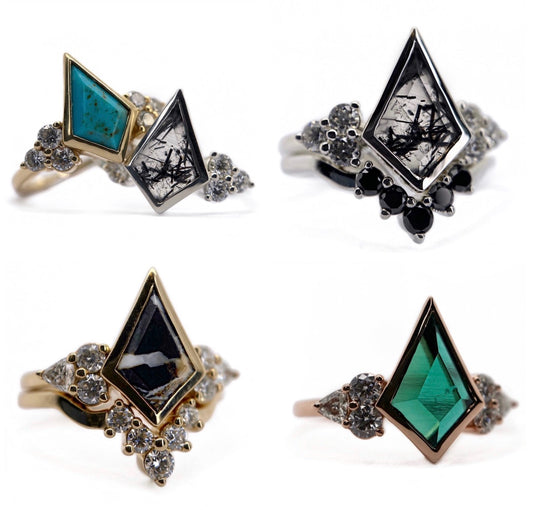Cluster Edge Kite Ring
