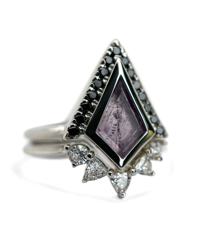 Half Halo Kite + Trillion Contour Band Set - Create Your Own