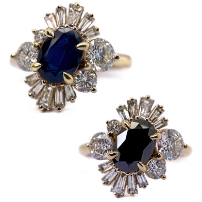Asymmetrical Cluster Halo Ring