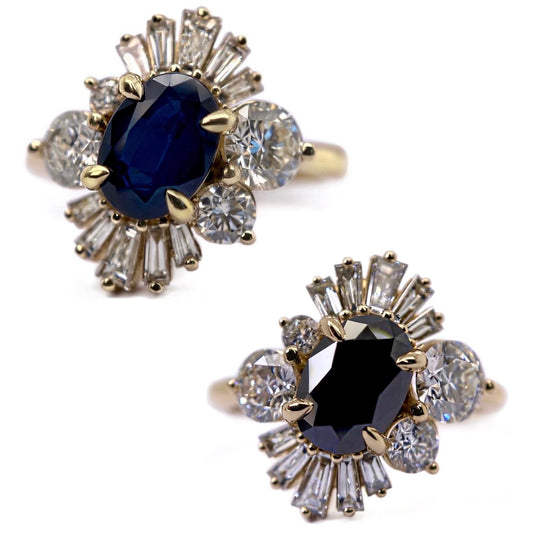 Asymmetrical Cluster Halo Ring